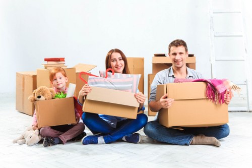 Packing and transport services for a Westminster home move