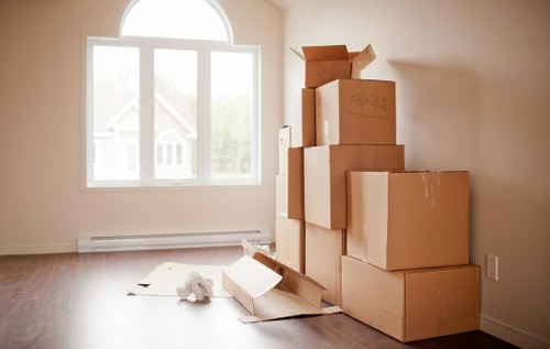 Professional moving team completing a safe and insured Westminster removals service