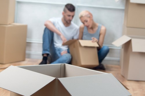 House removalists loading household items for a Westminster relocation