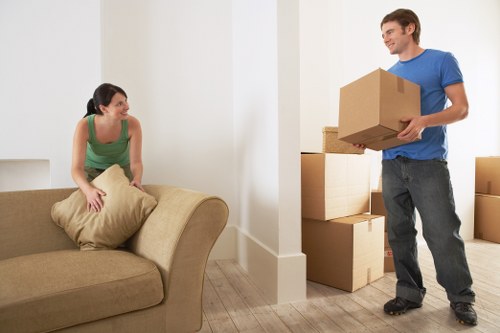 Home removal service in a Westminster apartment building